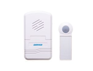 Dzwonek bezprzewodowy DISCO DC, bateryjny z learning system, biały OR-DB-KH-122