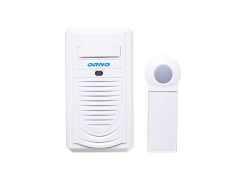 Dzwonek bezprzewodowy DISCO AC 230V z learning system biały OR-DB-KH-123