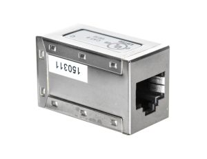Adapter (przelotka) p/panel RJ45/RJ45 kat.6 ekranowany AT-AG 8/8 C6S