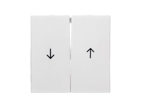Klawisz podwójny /strzałka/ biały mat B3 16251909