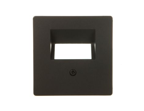 Berker Q.1/Q.3 Element centralny do gniazda przyłączeniowego UAE 2-k. antracyt/ aksamit 14096086