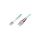 Patch cord światłowodowy LC/SC duplex MM 50/125 OM3 1m LS0H turkusowy DK-2532-01/3