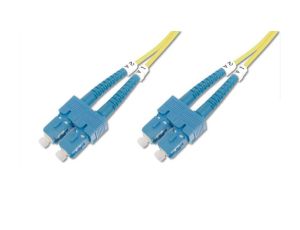 Patch cord światłowodowy SC/SC duplex SM 9/125 OS2 3m LS0H żółty DK-2922-03