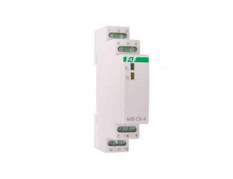 Moduł rozszerzeń 4 wejść cyfrowych 6-30V AC/DC z wyjściem MODBUS RTU zasilanie 9-30V DC MAX-MR-DI-4LO