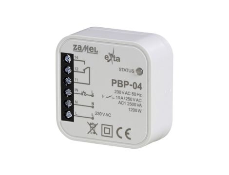Przekaźnik bistabilny uniwersalny dopuszkowy 230V AC 10A PBP-04