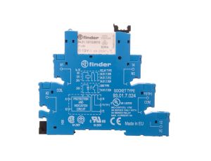 Przekaźnikowy interfejsowy 6,2mm, 1P 6A 12V DC, zaciski śrubowe, 38.51.7.012.0050