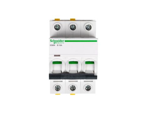Wyłącznik nadprądowy 3P B 10A 6kA AC iC60N-B10-3 A9F03310