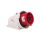 Wtyczka odbiornikowa 32A 5P 400V czerwona IP67 5252-6kv