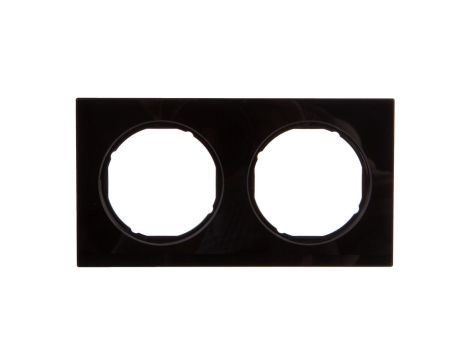 Berker R.3 Ramka podwójna szkło, czarna 10122216