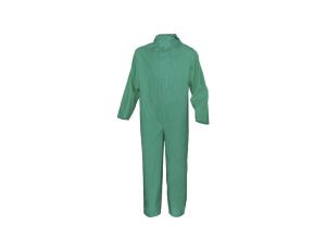 Kombinezon do ochrony chemicznej typu 3 wkład: poliester powlekany PVC 380 g/m2 kol.zielony roz.3XL CORP CO600VE3X