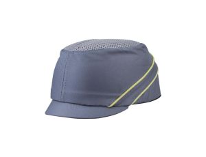 Hełm lekki wentylowany z poliestru i bawełny z czaszą z polietylenu kolor szaro-żółty rozmiar REGULOWANY TETE COLTAAIGRMI