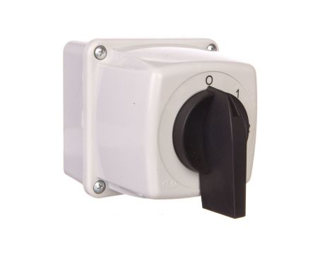 Łącznik krzywkowy 0-1-2 5P 16A w obudowie IP65 Łuk E16-33 951633