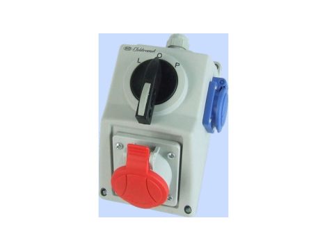 Zestaw instalacyjny L-0-P 16A 5P + 2P+Z IP54 C16-48.1N 971614