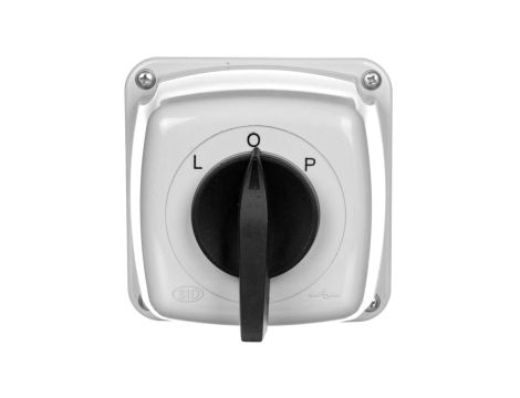 Łącznik krzywkowy L-0-P 3P 16A w obudowie IP65 Łuk 16-43 921620