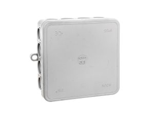 Puszka n/t szara 90x90x35 mm IP55 bezhalogenowa EC411C4
