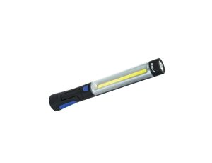 Latarka aku. 3w cob led+3w zasilacz usb na 230v i 12v