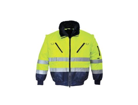 KURTKA OSTRZEGAWCZA OCIEPLANA PILOT 3W1 PJ50 ROZMIAR M