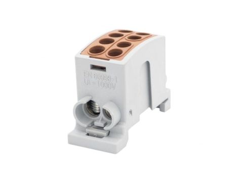 F-ELEKTRO Zacisk HLK 100A-2 (1x25,1x16 / 1x25,1x16) - brązowy F2.0356
