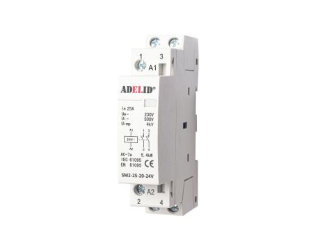 Stycznik modułowy 25A 24V 2xNO SM2 25-20-24V