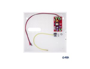 Zasilacz buforowy SMPS 12V 3,5A 40W obudowa wewnętrzna ABOX-F (1x AKU 18Ah)