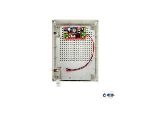 Zasilacz buforowy SMPS 12V 8A 100W obudowa zewnętrzna ABOX-XL1 (1x AKU 18Ah)