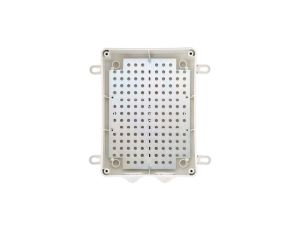 Blacha montażowa 176x128mm do ABOX-M, otworowana w rastrze 10,8mm, typu ADD-MPM
