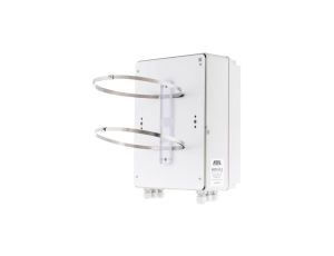 Adapter słupowy z obejmą fi 300mm (2 opaski stalowe) do mocowania obudów zewnętrznych ABOX-XL typu ADD-PMAXL