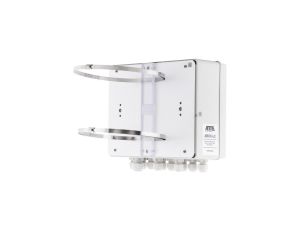 Adapter słupowy z obejmą fi 300mm (2 opaski stalowe) do mocowania obudów zewnętrznych ABOX-L typu ADD-PMAL