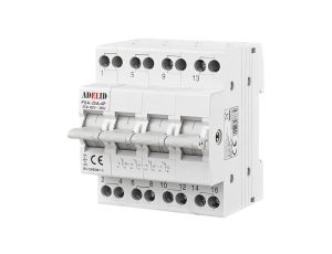 Przełącznik zasilania sieć-agregat 4P 25A 1-0-2 PSA-25A-4P