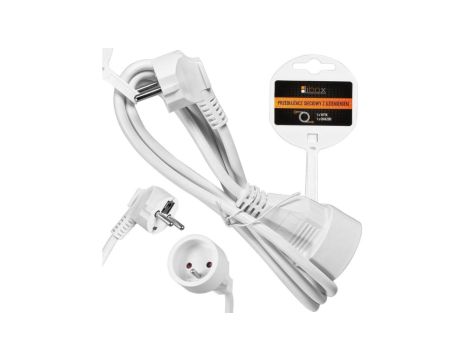 Przedłużacz 1-gniazdowy z/u 10M LB0165-10 LIBOX