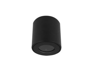 LED line Oprawa natynkowa wodoodporna okrągła czarna TUBE 3 lata gwar.