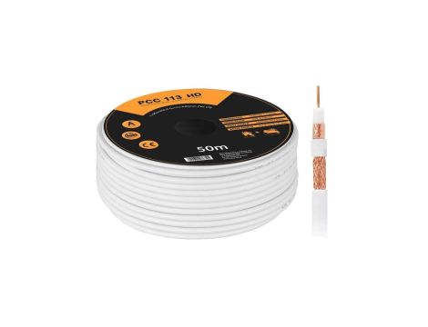 Przewód koncentryczny SAT RG6 1,13/4,8 Professional Premium LIBOX PCC113 /50m/