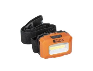 Latarka czołowa COB światło białe, czerwone 3W LB0196 LIBOX