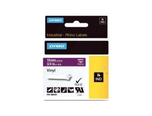 Taśma DYMO IND winylowa uniwersalna 19mm x 5,5m (fioletowa / biały nadruk) RHINO Industrial 1805421 ORYGINALNA