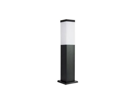 Lampa stojąca słupek ogrodowy Inox Kwadratowa Black SS802-450 BL SU-MA