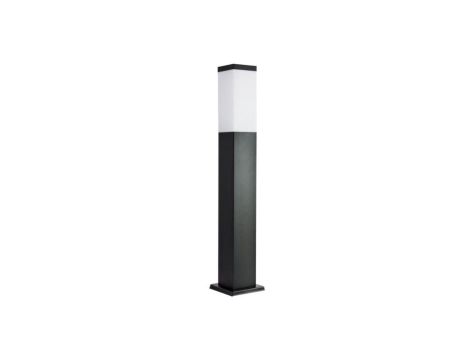 Lampa stojąca słupek ogrodowy Inox Kwadratowa Black SS802-650 BL SU-MA