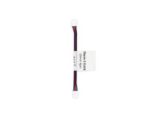 LED line złączka do taśm LED CLICK CONNECTOR podwójna 10 mm 4 PIN z przewodem