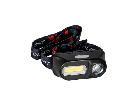 Latarka czołowa akumulatorowa XPE + COB VA0115 Vayox