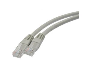 Patchcord UTP kat.6 kabel sieciowy LAN 2x RJ45 linka szary 1,5m