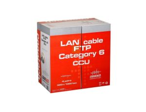 Kabel teleinformatyczny skrętka CAT6 F/FTP CU 4x2xAWG23 / 305m