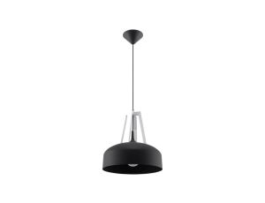 Lampa wisząca CASCO czarna/biała