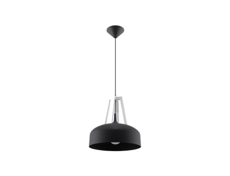Lampa wisząca CASCO czarna/biała
