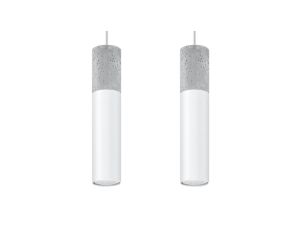 Lampa wisząca BORGIO 2 biały