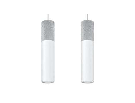 Lampa wisząca BORGIO 2 biały