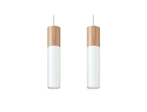 Lampa wisząca PABLO 2 biała