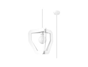 Lampa wisząca TRES biała