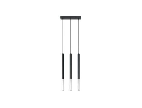 Lampa wisząca MOZAICA 3L czarny/chrom