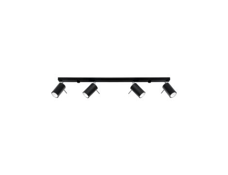 Plafon RING 4L czarny