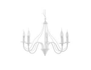 Żyrandol MINERWA 5 biały