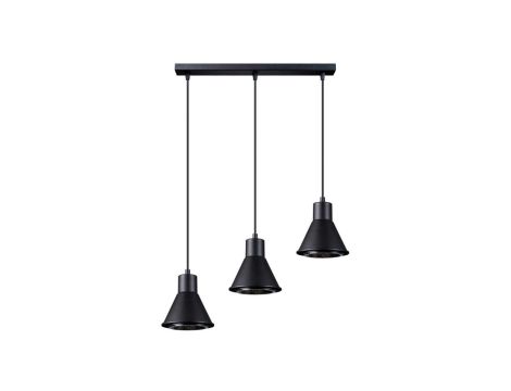 Lampa wisząca TAZILA 3 czarna ES111